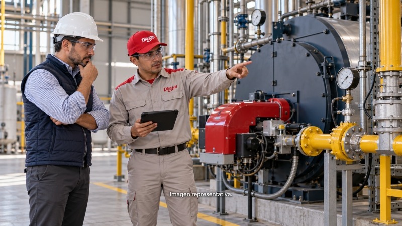 Gas LP para calderas industriales